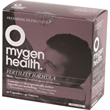 Mygen Health Fertility Formula Male 30t and 30c