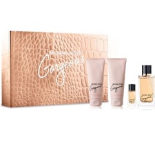 Michael Kors Gorgeous For Women - 4 Pc Gift Set 90ml/3.4oz Eau De Parfum Spray 0.17oz Eau De Parfum Spray 90ml/3.4oz Body Lotion 90ml/3.4oz Shower Gel 90ml/3.4oz