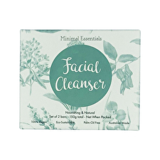 Minimal Essentials Facial Cleansing Bar (nourishing & Natural) X 2 Pack (150g Net)