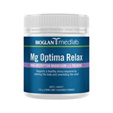 Bioglan Medlab Mg Optima Relax Lemon Lime 150g