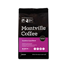 Montville Coffee Organic Sunshine Coast Blend Espresso Ground 250g