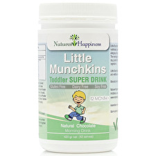 Natures Happiness Little Munchkins Toddler Super Drink (Morning) Natural Chocolate 420g