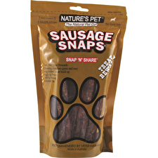Nature's Pet Sausage Snaps x 8 Pack