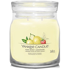 Yankee Candle Aromatic Candle Signature Large Glass Iced Berry Lemonade 567 G
