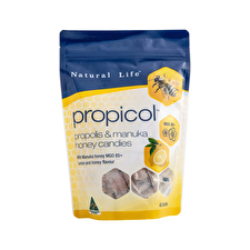 Natural Life Propicol (propolis & Manuka Honey Candies) With Manuka Honey Mgo 85+ Lemon And Honey X 40 Pack