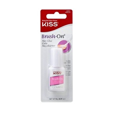 Kiss Quick-drying Nail Glue With Brush-on (nail Glue) Application Brush 5 G