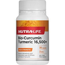 NutraLife Bio-Curcumin Turmeric 16,500+ 30c