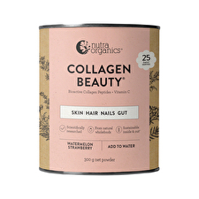 Nutra Organics Collagen Beauty with Verisol + Vitamin C (Skin Hair Nails Gut) Waterberry 300g