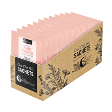 Nutra Organics Hemp Protein (Org Hemp Pea Blend-Vegan Coll. Glow) Beauty Berries 30g x 12 Display