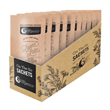 Nutra Organics Lovers Latte (Cacao & Love Herbs - Evoking Hot Chocolate) 6g Sachets x 20 Pack