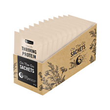 Nutra Organics Thriving Protein (Organic Pea Rice Blend) Cacao Choc Sachets 30g x 12 Disp