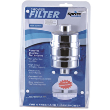 Natures Sunshine Sprite Shower Filter Unit Chrome