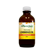 Nature's Shield Wild-Crafted Lemongrass Oil 50ml