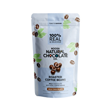Noosa Natural Choc Co Roasted Coffee Beans in Premium Milk Chocolate 100g