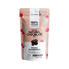 Noosa Natural Choc Co Cranberries in Premium Dark Chocolate 125g