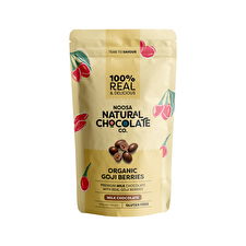 Noosa Natural Choc Co Organic Goji Berries in Premium Milk Chocolate 125g