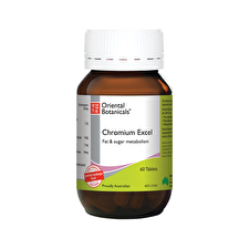 Oriental Botanicals Chromium Excel (Fat & Sugar Metabolism) 60t