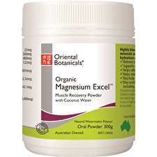 Oriental Botanicals Organic Magnesium Excel Powder 300g