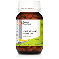 Oriental Botanicals Multi Vitamin and Mineral Excel 30t