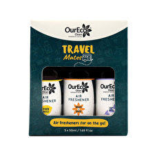 Oureco Clean Air Freshener Travel Mates 50ml X 3 Pack (contains: Lazy Days Sugar & Spice & Lemon Twist) Obsolete Manufacturer