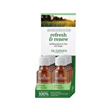 Oil Garden Essential Oil Blend Refresh & Renew 25ml X 8 Display Sell Through