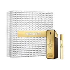 Paco Rabanne 1 Million Man Eau De Toilette 100ml & Eau De Toilette 10ml Travel Set