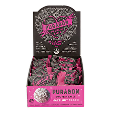 Purabon Wholefood Balls Hazelnut Cacao 43g X 12 Display