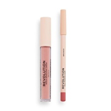 Makeup Revolution Set Makeup Revolution: Liquid Lipstick Brunch 3ml & Precision Lip Liner Brunch 1 G