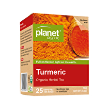 Planet Organic Organic Herbal Tea Turmeric X 25 Tea Bags
