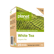 Planet Organic Organic Herbal Tea White Tea X 25 Tea Bags