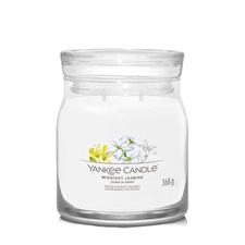 Yankee Candle Aromatic Candle Signature Glass Medium Midnight Jasmine 368 G