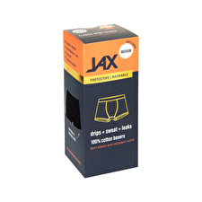 Pelvi Jax Mens Leakproof Underwear Boxer Trunk Black M