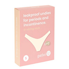 Pelvi Leakproof Underwear G-string Beige S