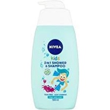 Nivea 2 In Shower & Shampoo - Baby Shower Gel And Shampoo 2 In 1 With Apple Scent 500ml