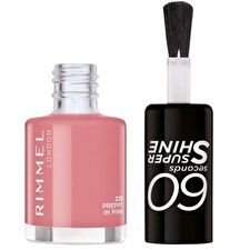 Rimmel London 60 Seconds Super Shine 235 Preppy In Pink 8ml Nail Polish