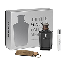 Scalpers The Club Man Set Eau De Parfum 125ml & Eau De Parfum 15ml & Keyring