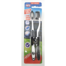Afl Toothbrush Collingwood 2 Pack