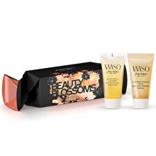 Shiseido Beauty Blossoms Waso Clear Mega Hydrating-cream 30ml & Quick Gentle Cleanser 30ml Woman Face Kit