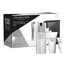 Shiseido Man Set (total Revitalizer Light Fluid 80ml & Cleansing Foam 30ml & Total Revitalizer Eye 3ml)