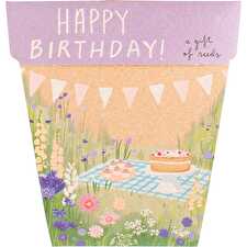 Gift of Seeds Happy Birthday Picnic