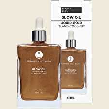 Glow Oil Liquid Gold Island Coconut 100ml