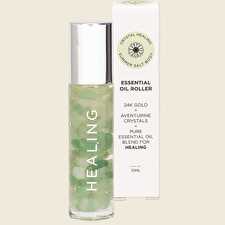 Essential Oil Roller 24K Gold Healing Aventurine 10ml