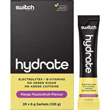 Hydrate Electrolytes No Added Sugar Mango Passionfruit 20x6g