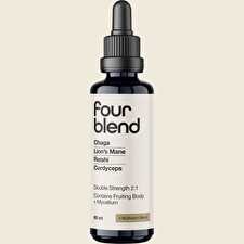 Four Blend Double Strength 2:1 Mushroom Liquid Extract 60ml