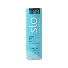 Slo Natural Beauty Natural Deodorant Stick Bicarb Free + Pure (vanilla) 55g