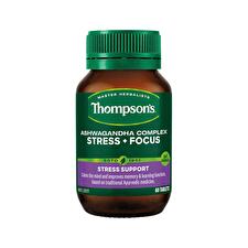 Thompsons Ashwagandha Complex Stress + Focus 60t