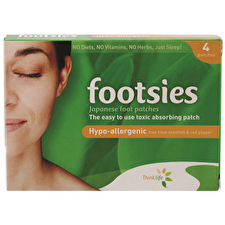 Footsies By Thinklife (japanese Foot Patches) Hypo-allergenic Patches X 4 Pack