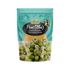 Untamed Health Earth-friendly Sprouting Seeds Peas (blue) 100g