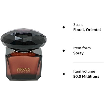 Versace Crystal Noir Eau De Toilette Spray 90ml | Cosmetics Now Canada