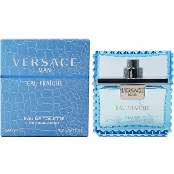 Versace Man Eau Fraiche Eau De Toilette Spray (Blue) 50ml